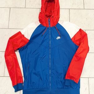Nike Red White and Blue Windbreaker